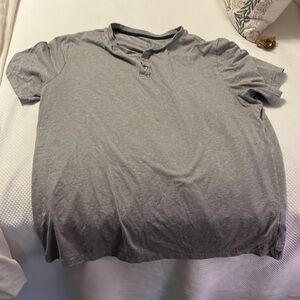 Free Fly Grey Short Sleeved Henley